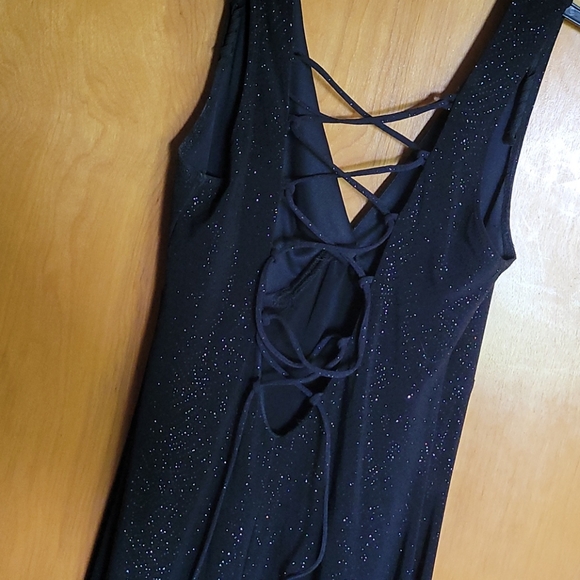 Black Cocktail Dress - Picture 4 of 5